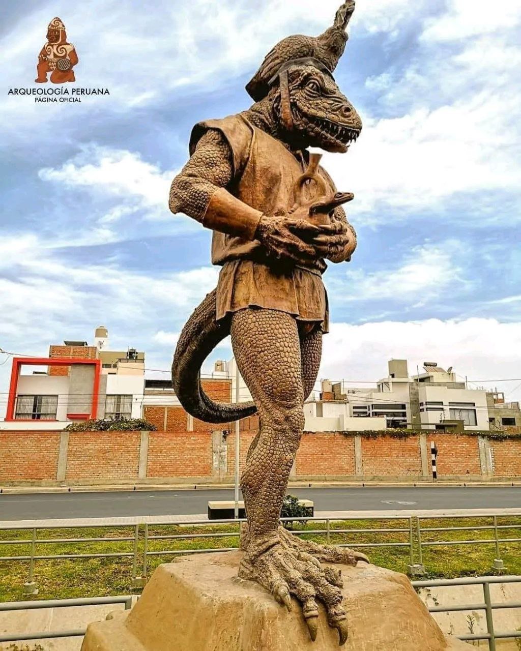 Statue von einen Reptoiden