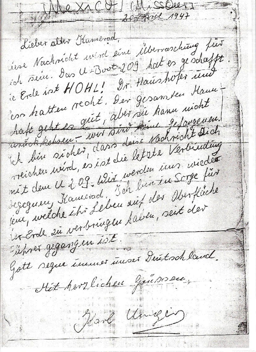 German Letter Karl Unger